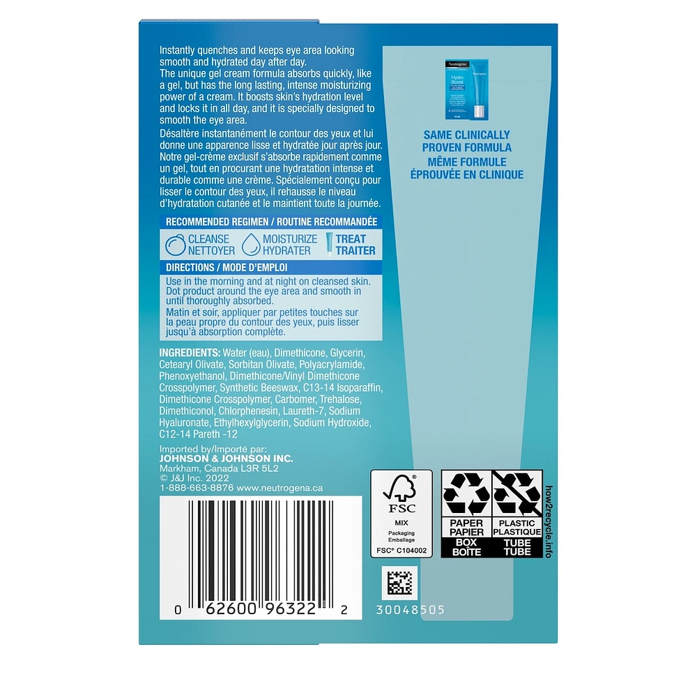 Gel-crème Yeux Hydroboost