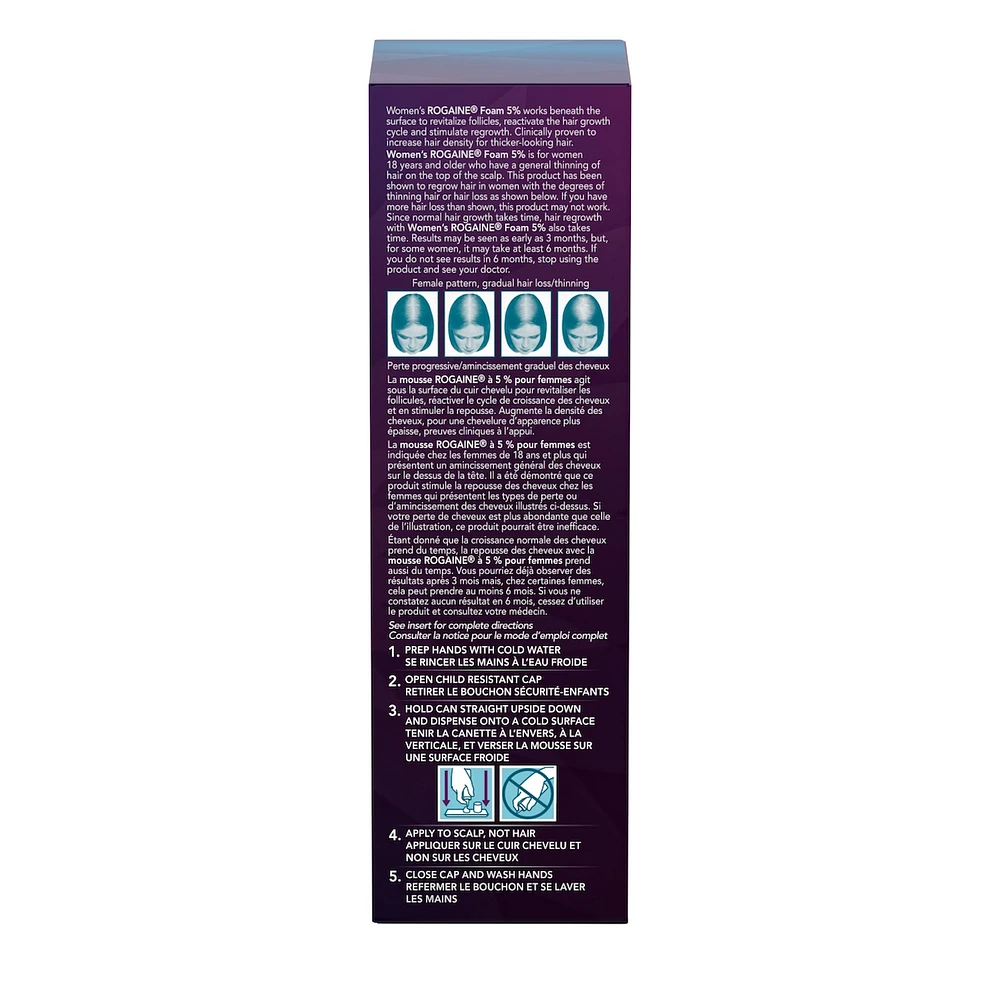 Women’s Foam 5% Hair Loss and Regrowth Treatment