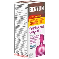 Cough & Chest Congestion Relief, People With Diabetes