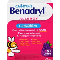 Kids Allergy Medicine Grape Chewables 12.5mg