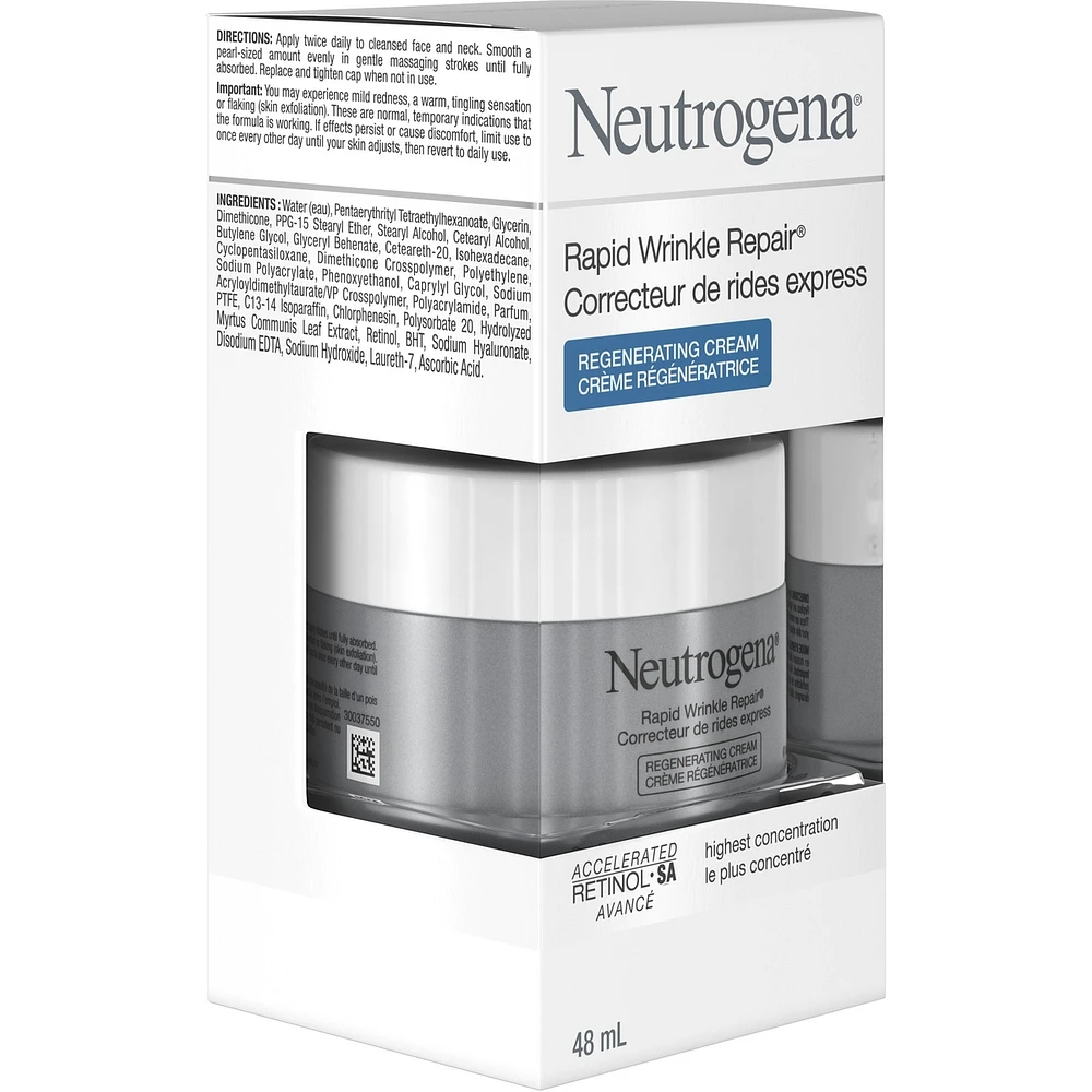 Rapid Wrinkle Repair, Anti Aging Regenerating Retinol Face Moisturizer