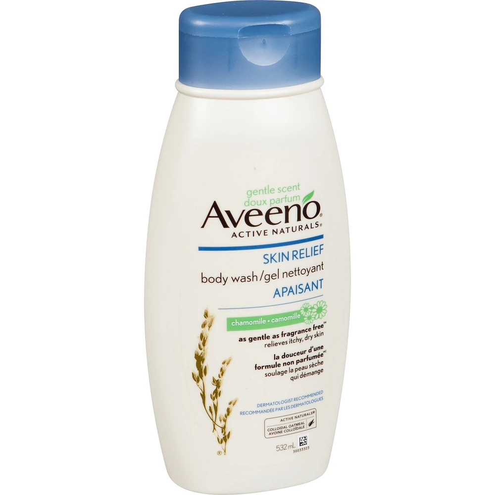 Aveeno Body Wash for Dry Skin Relief, Chamomile 532 ML