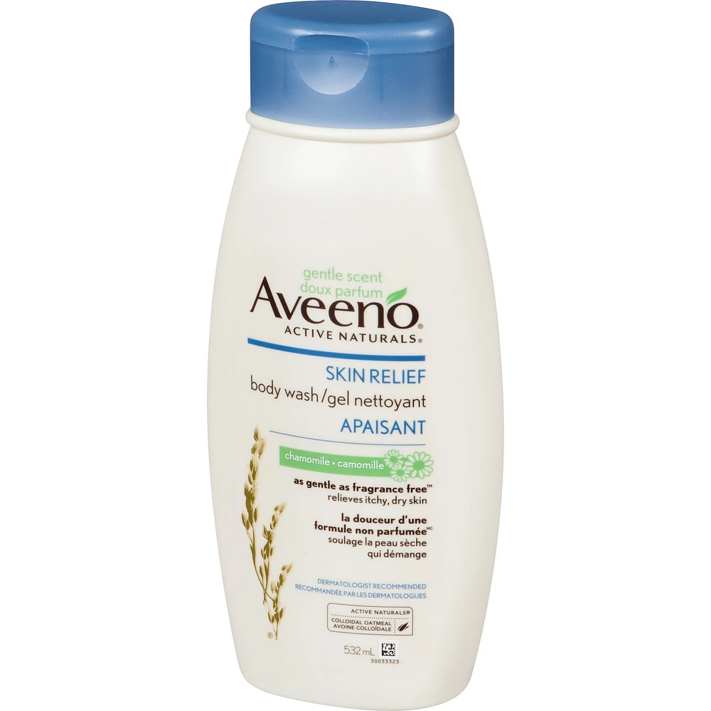 Aveeno Body Wash for Dry Skin Relief, Chamomile 532 ML