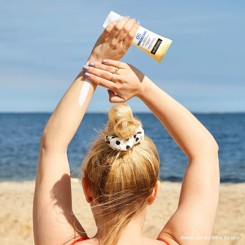 Body Sunscreen SPF 50, Sheer Zinc Mineral Sunscreen