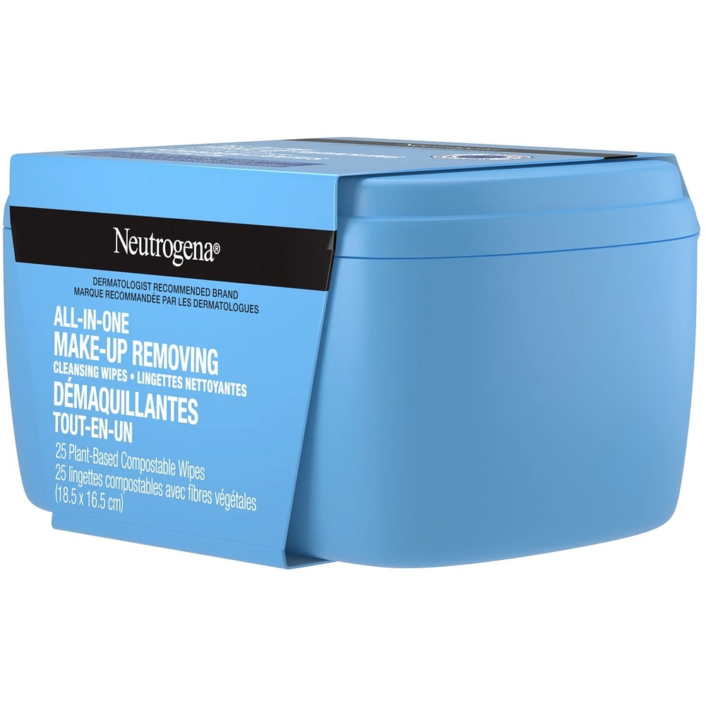 All In one Makeup Remover Facial Cleansing Wipes, Plant Based and  Compostable
