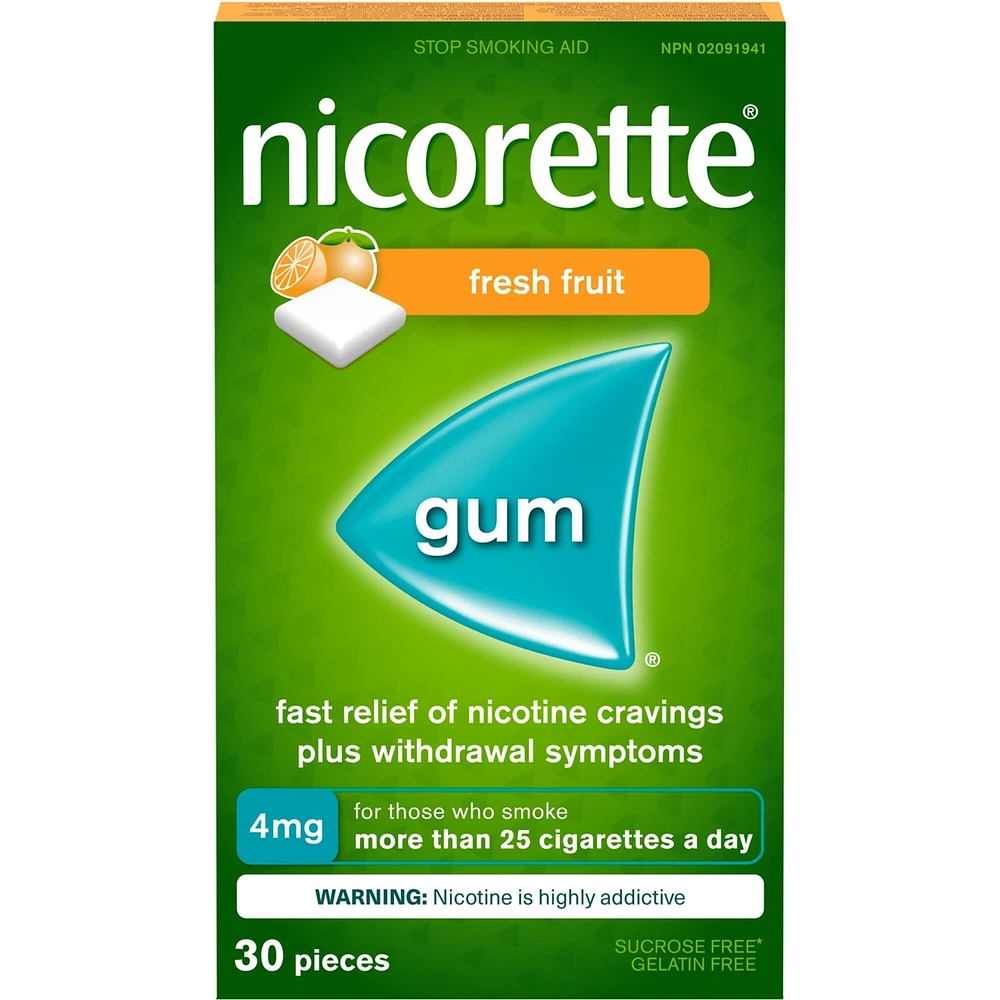 Nicotine Gum, 4 mg