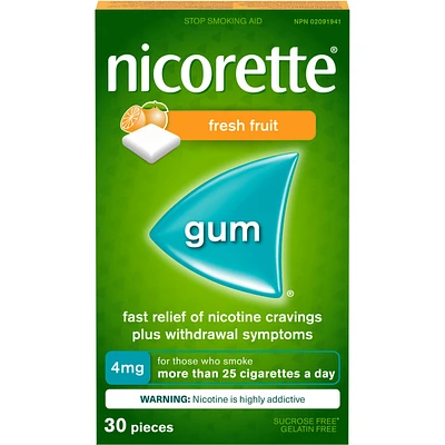 Nicotine Gum, 4 mg