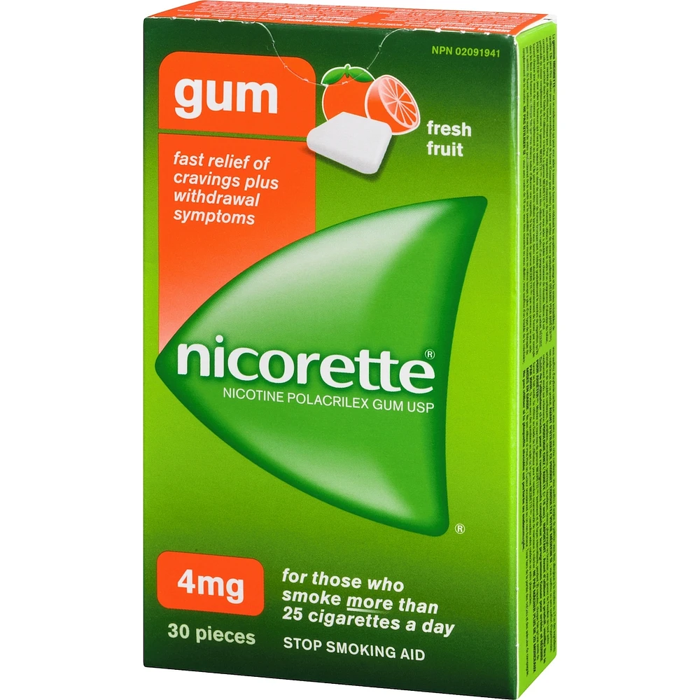Nicotine Gum, 4 mg