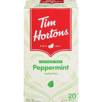 Herbal Tea Peppermint Caffeine Free 20 Tea Bags