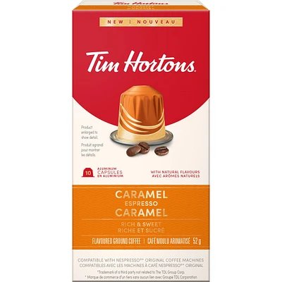 Tim Hortons Nespresso Caramel Espresso 10Ct