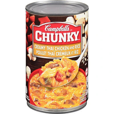 Chunky Ready To Serve Soup Creamy Thai Chicken And Rice