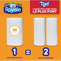 Rouleaux d'essuie-tout 2 épaisseurs