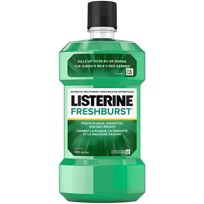 Listerine Fresh Burst Antiseptic Mouthwash 1L