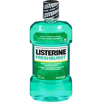 Listerine Fresh Burst Antiseptic Mouthwash 1L