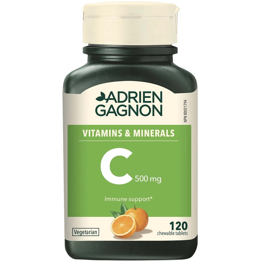 Vitamin C 500mg Chewable Orange Flavor