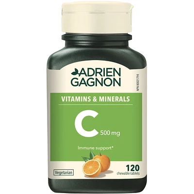 Vitamin C 500mg Chewable Orange Flavor