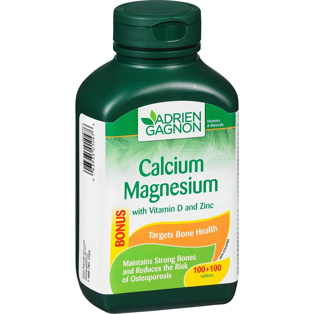 Calcium Magnesium + Vitamin D And Zinc