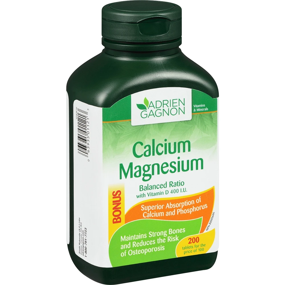 Calcium Magnesium Balanced Ratio + Vitamin D