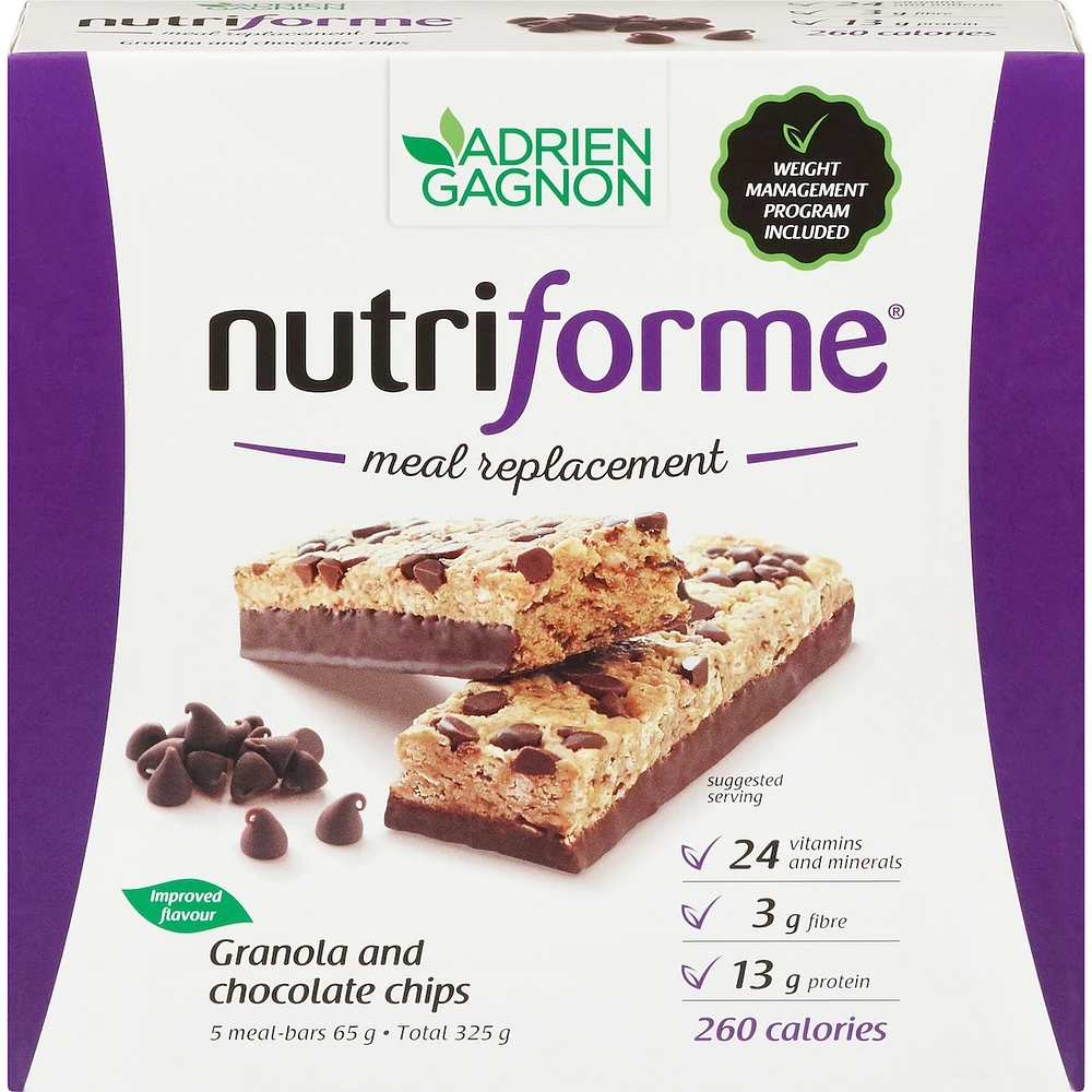 Nutriforme bar - Granola and chocolate chips