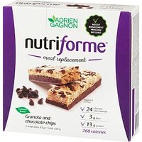 Nutriforme bar - Granola and chocolate chips