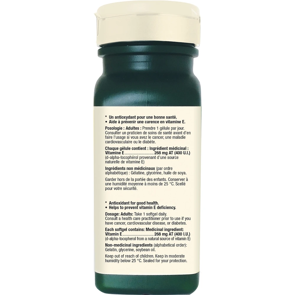 Vitamin E 400 IU - Natural