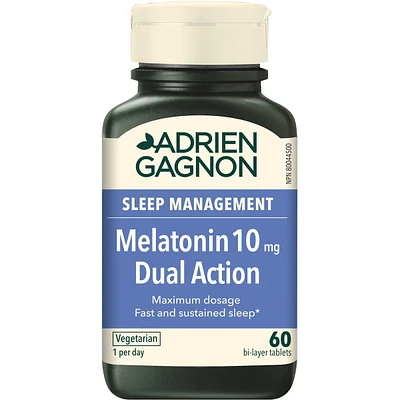 Melatonin 10 mg Dual Action Extra-Strength