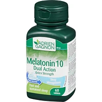 Melatonin 10 mg Dual Action Extra-Strength
