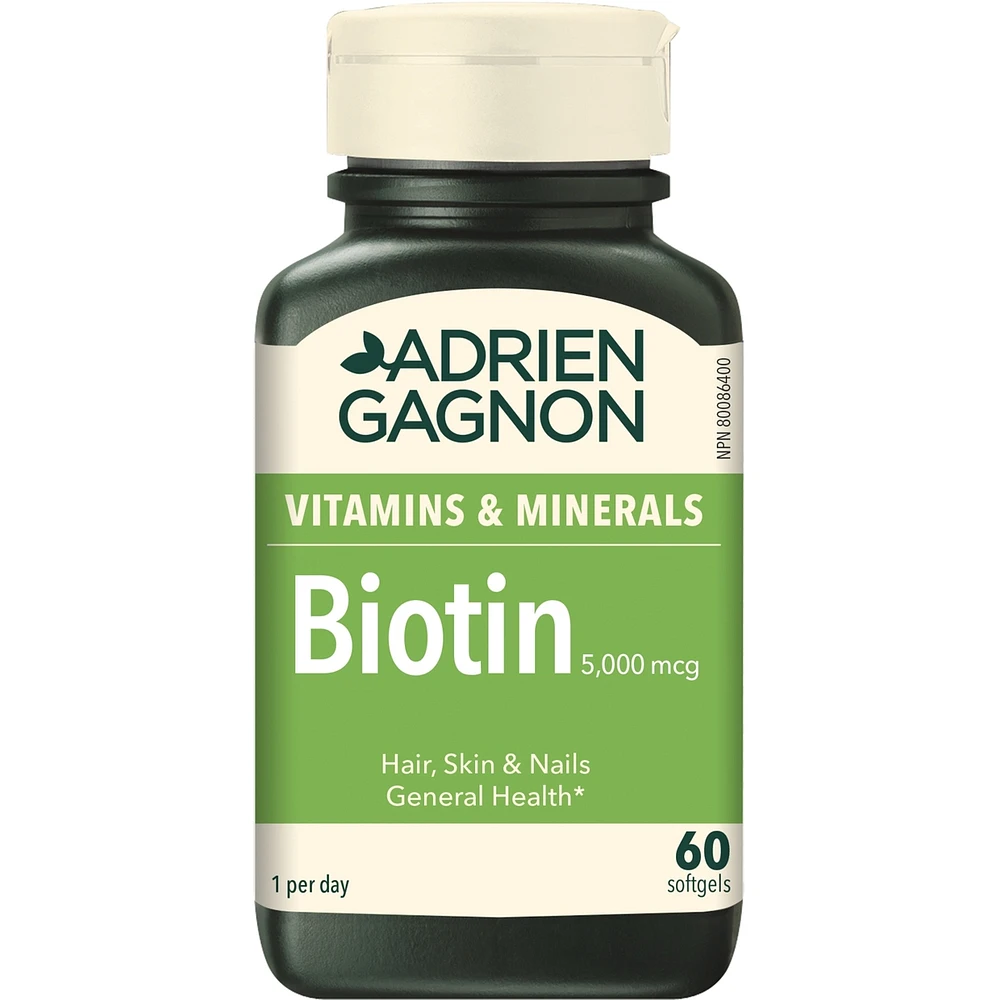 Biotin 5000 mcg (60 sgel)