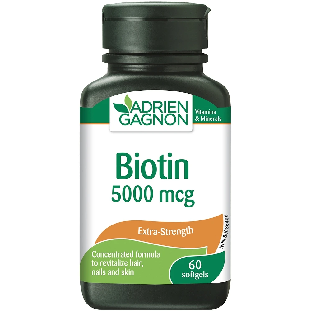 Biotin 5000 mcg (60 sgel)
