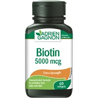 Biotin 5000 mcg (60 sgel)