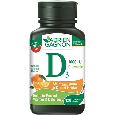 Vitamin D Chewable Orange