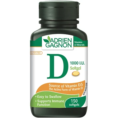 Vitamin D 1000 IU Softgels