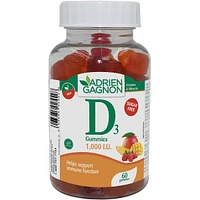 Vitamin D3 1000 IU Gum Sugar Free