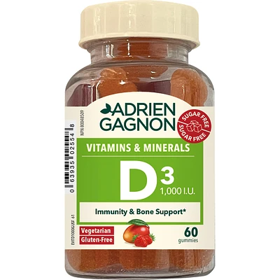 Vitamin D3 1000 IU Gum Sugar Free