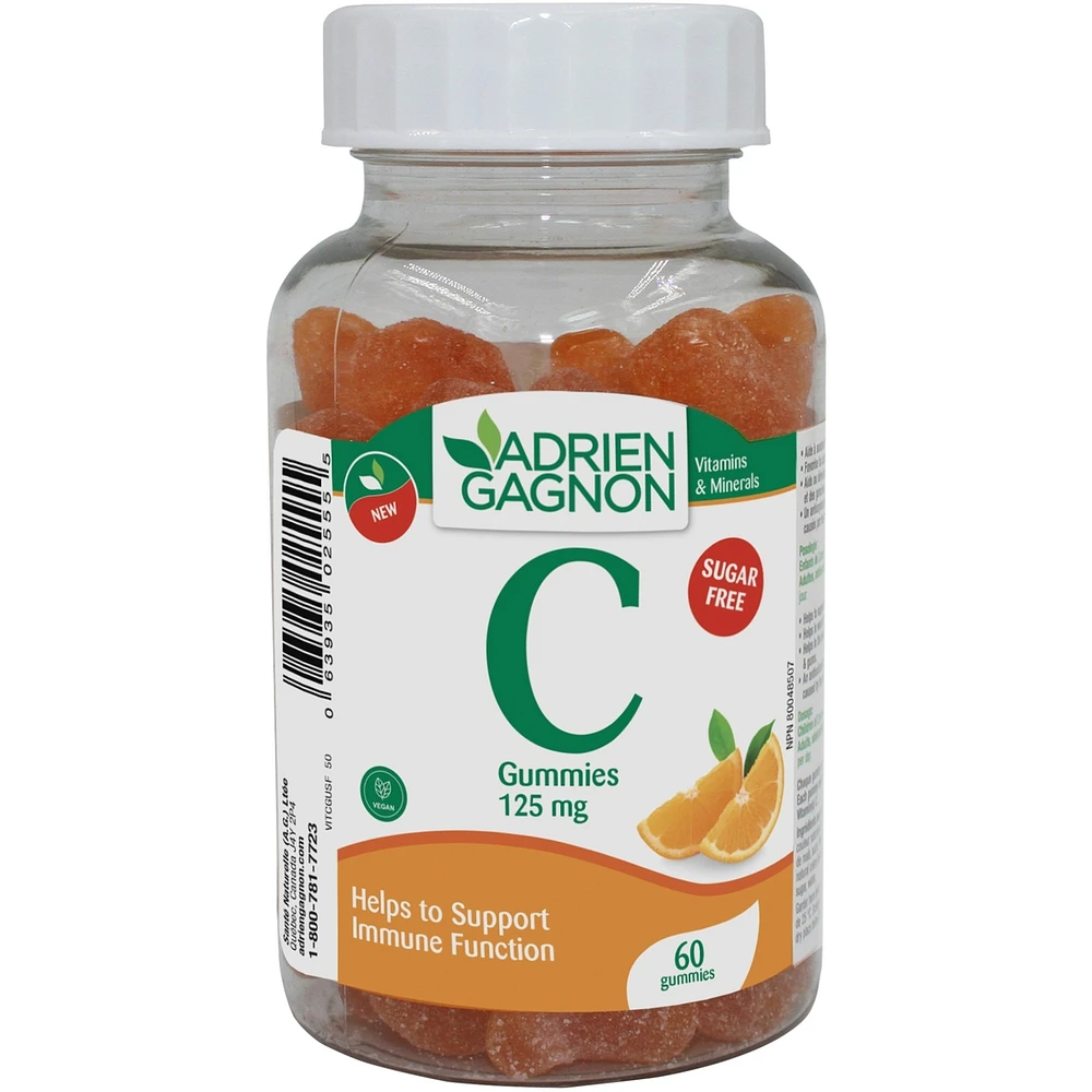 Vitamin C 125 mg gum sugar free
