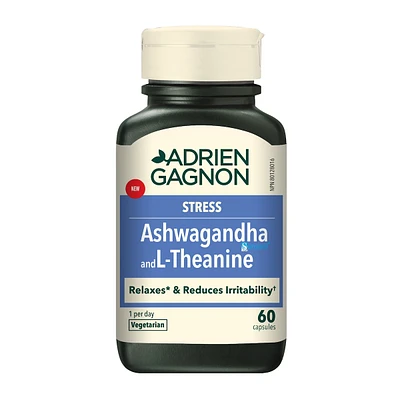 Ashwagandha and L-theanine (60 caps)