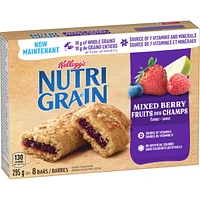 Nutri-Grain Cereal Bars, Mixed Berry 8 Bars