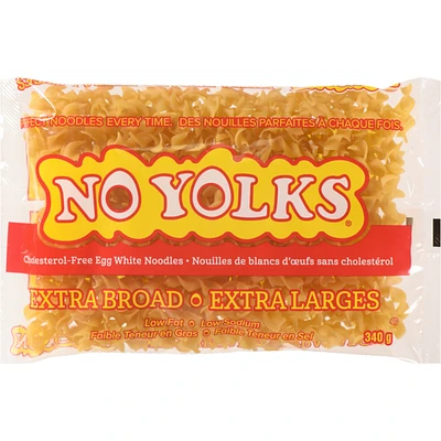 Cholesterol-Free Egg White Noodles Extra Broad