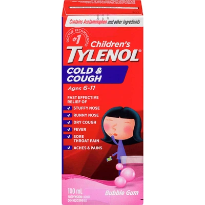 Children’s Medicine Cold & Cough, Daytime, Bubble Gum