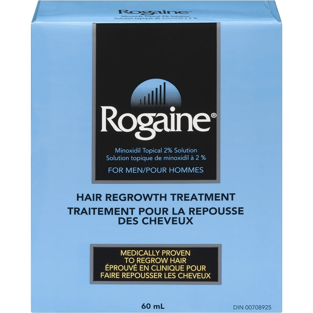 Men's 2% Minoxidil Solution Hair Loss and Regrowth Treatment