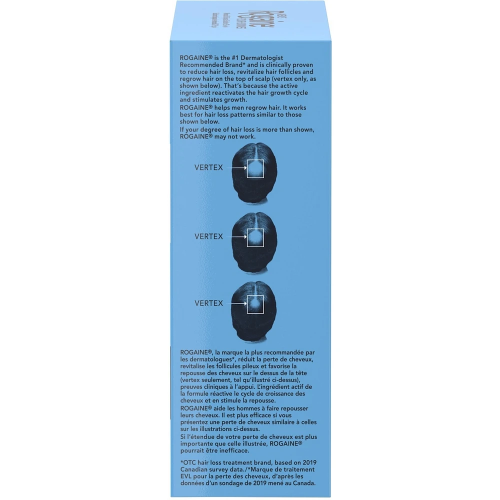 Men's 2% Minoxidil Solution Hair Loss and Regrowth Treatment