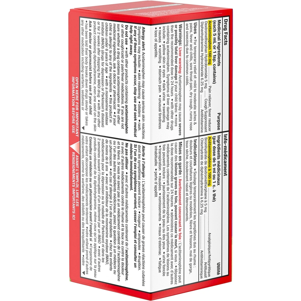 Children’s Medicine Cold & Cough, Nighttime, Green Apple