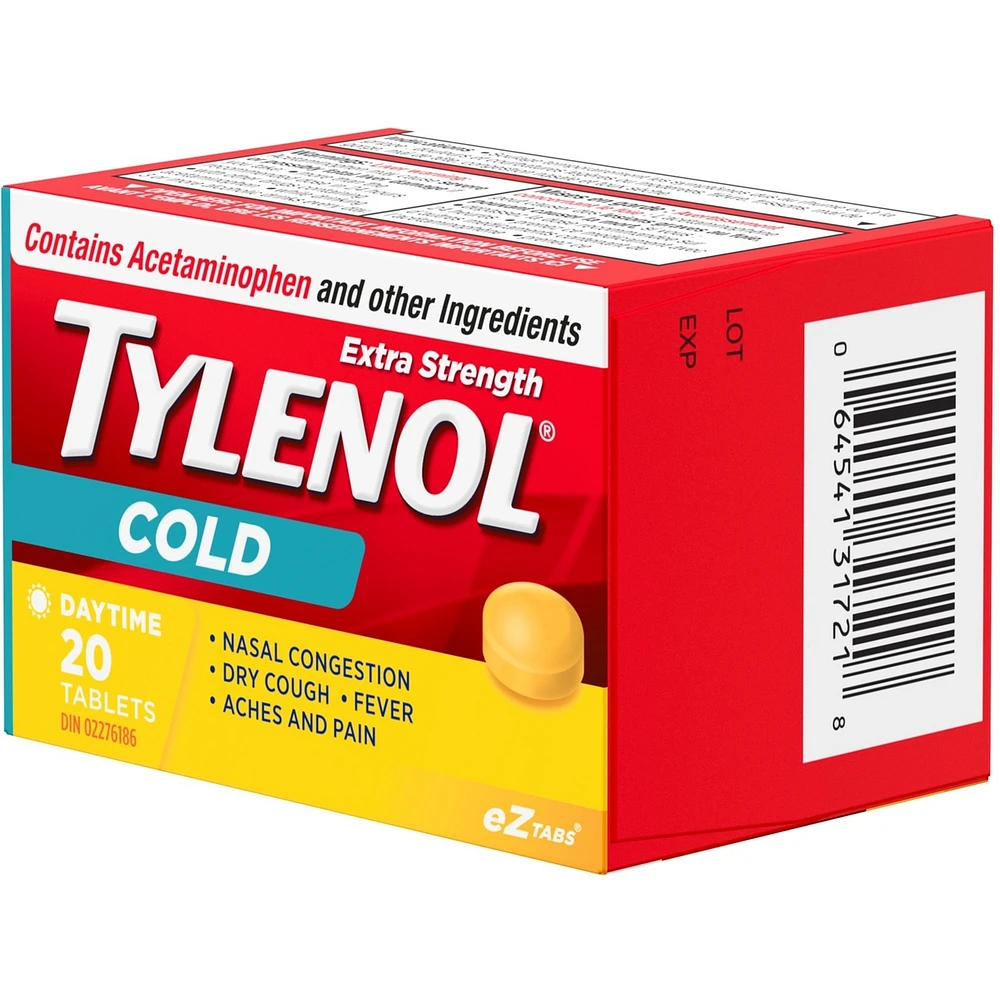 Extra Strength Cold Relief Day Acetaminophen 500mg EZTabs