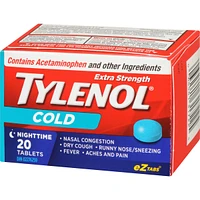 Extra Strength Cold Relief Night Acetaminophen 500mg