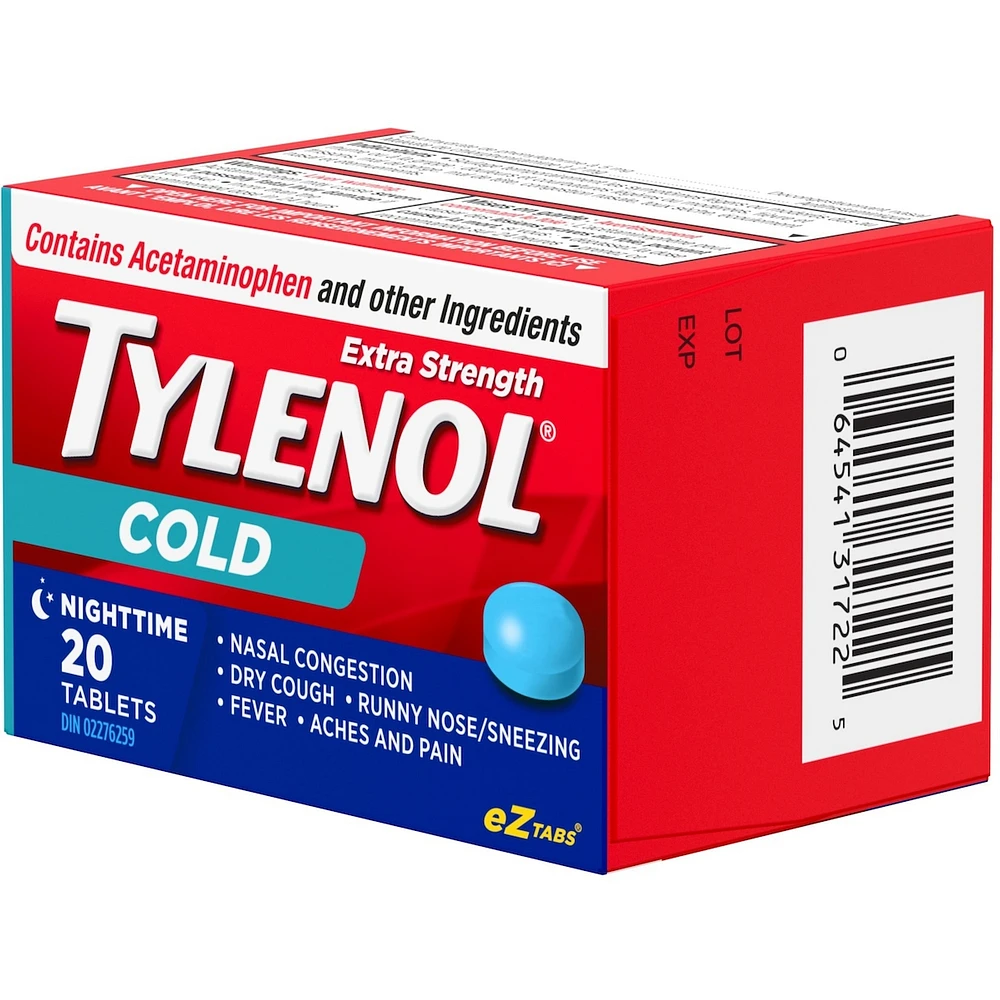 Extra Strength Cold Relief Night Acetaminophen 500mg