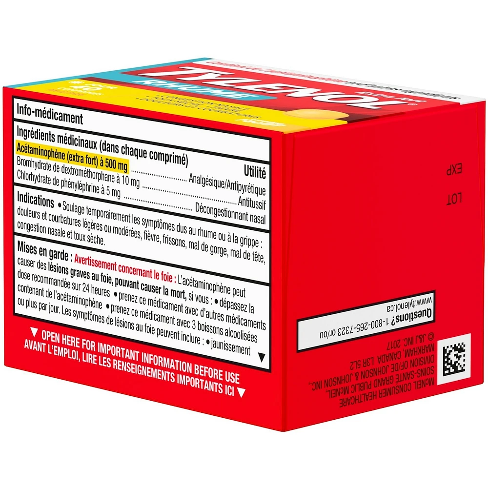 Extra Strength Cold Relief Daytime, EZTabs
