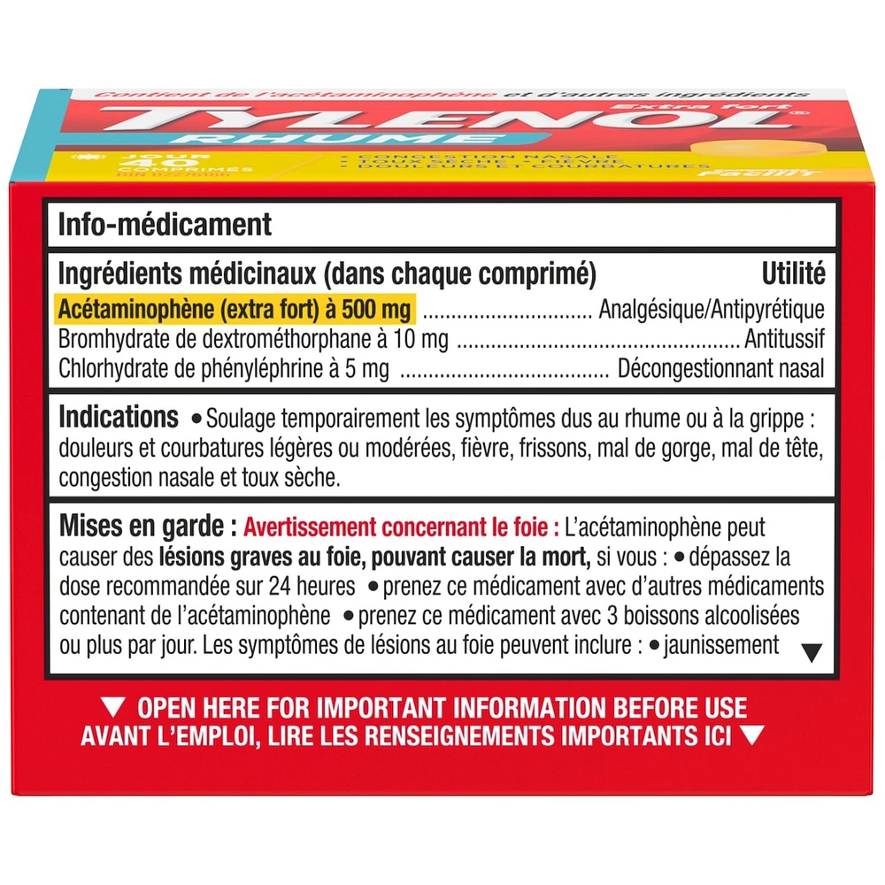 Extra Strength Cold Relief Daytime, EZTabs