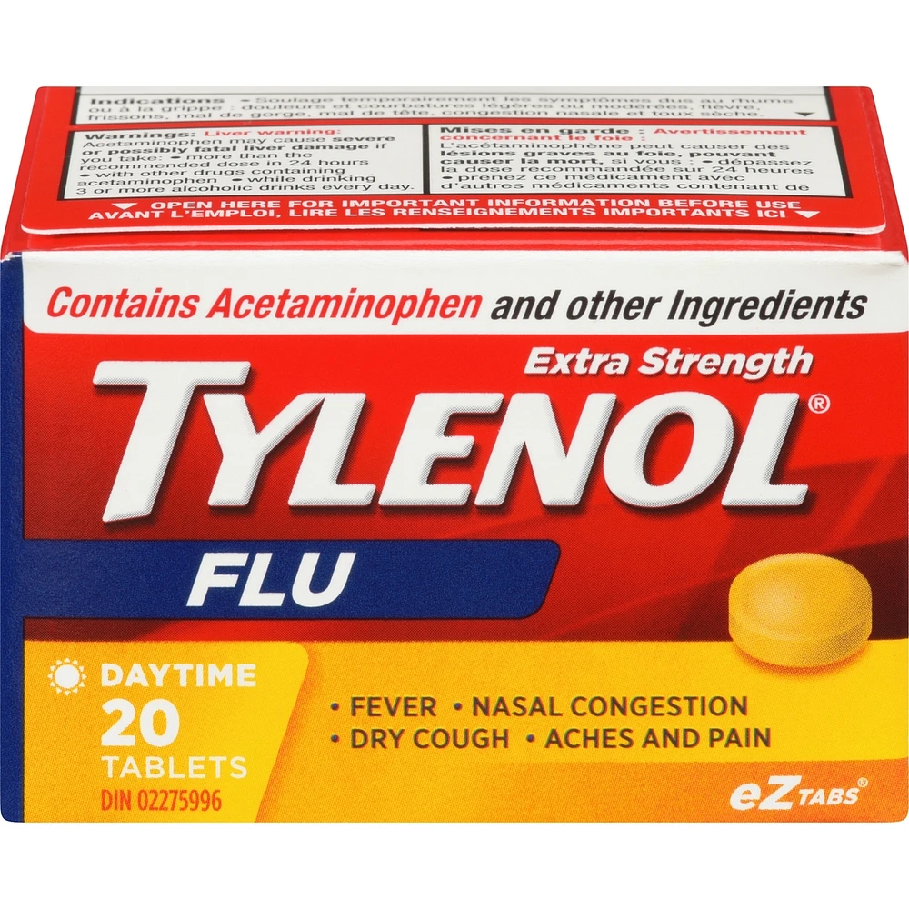 Extra Strength Flu Relief Daytime Acetaminophen 500mg