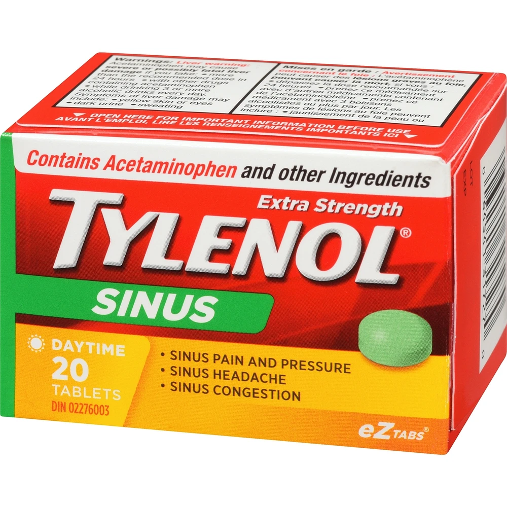Extra Strength Sinus Relief Day Acetaminophen 500mg