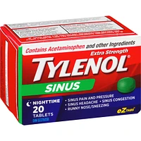 Extra Strength Sinus Relief Night Acetaminophen, 500mg